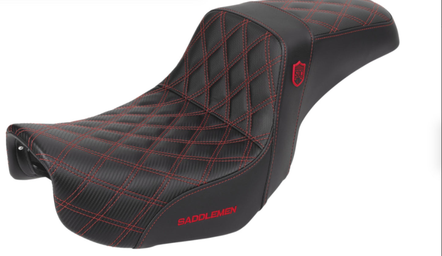 SC80604REDPro Series SDC Performance Grip Seat
Pro Series SDC Performance Seat - Carbon Fiber/Lumbar Gripper - Red Stitch - Dyna '06-'17