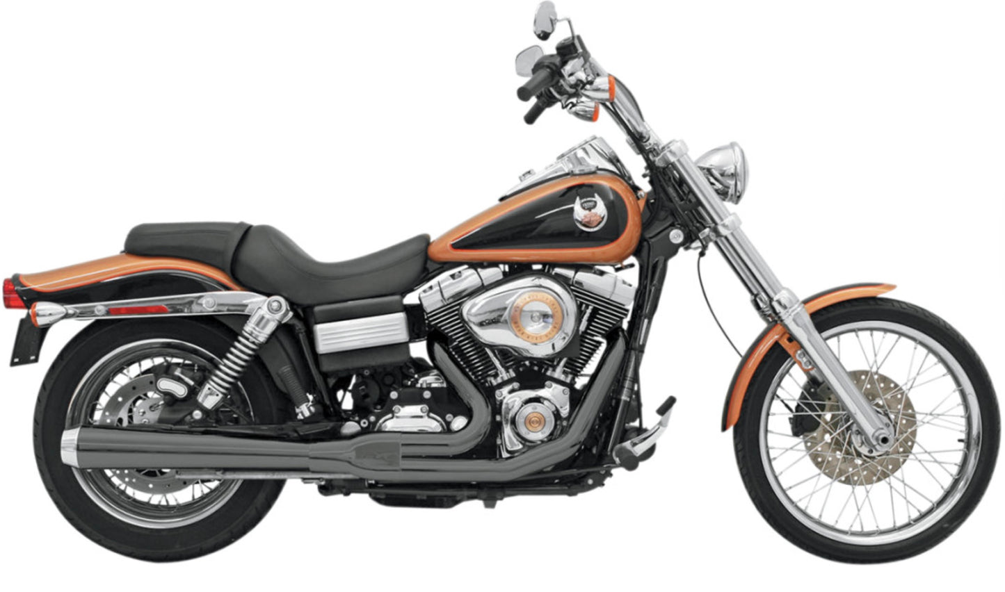 BASSANI XHAUST
13121J Road Rage 2:1 Exhaust System
Road Rage Exhaust - Black - Long - '06-'17 FXD