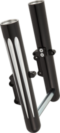 Fork Legs - Black Anodized - Deep Cut - Dual Disc