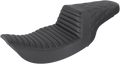 Step-Up Seat - Front Tuck-n-Roll/Rear Lattice Stitch - Black