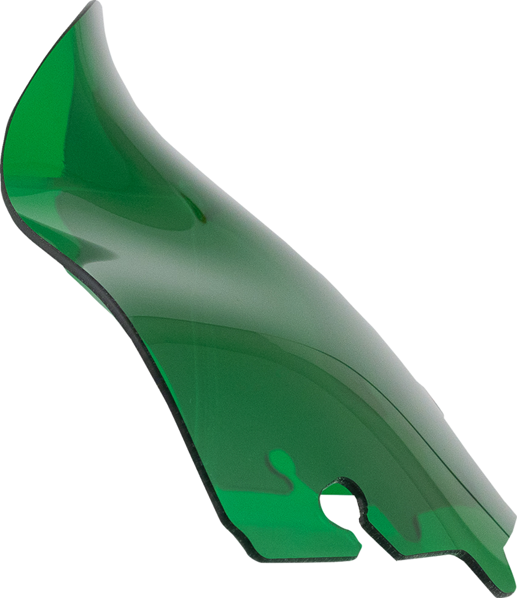 Kolor Flare® Windshield - 6-1/2" - Green - '14-'25 FLH/FLHT/FLHX