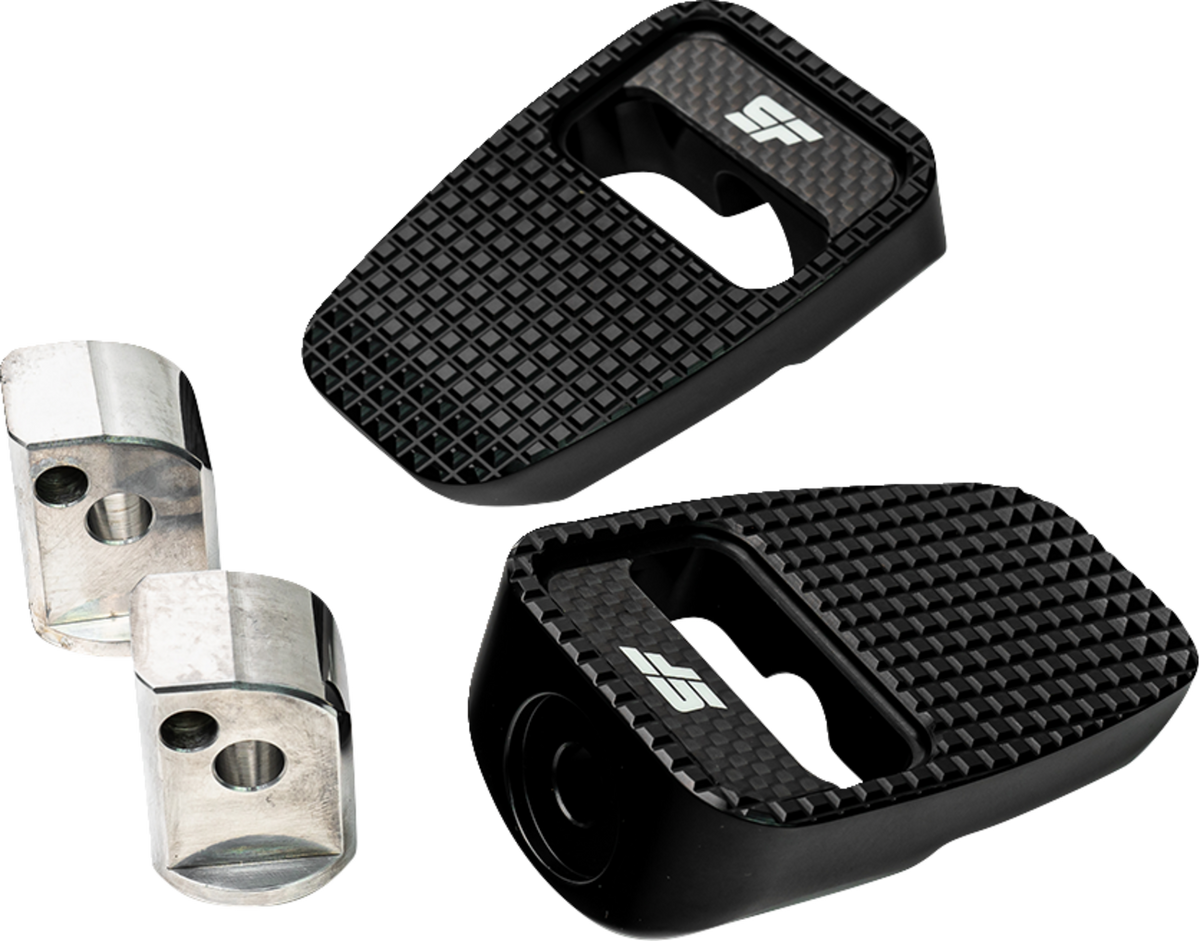 Foot Pegs - Black Anodized - Rear