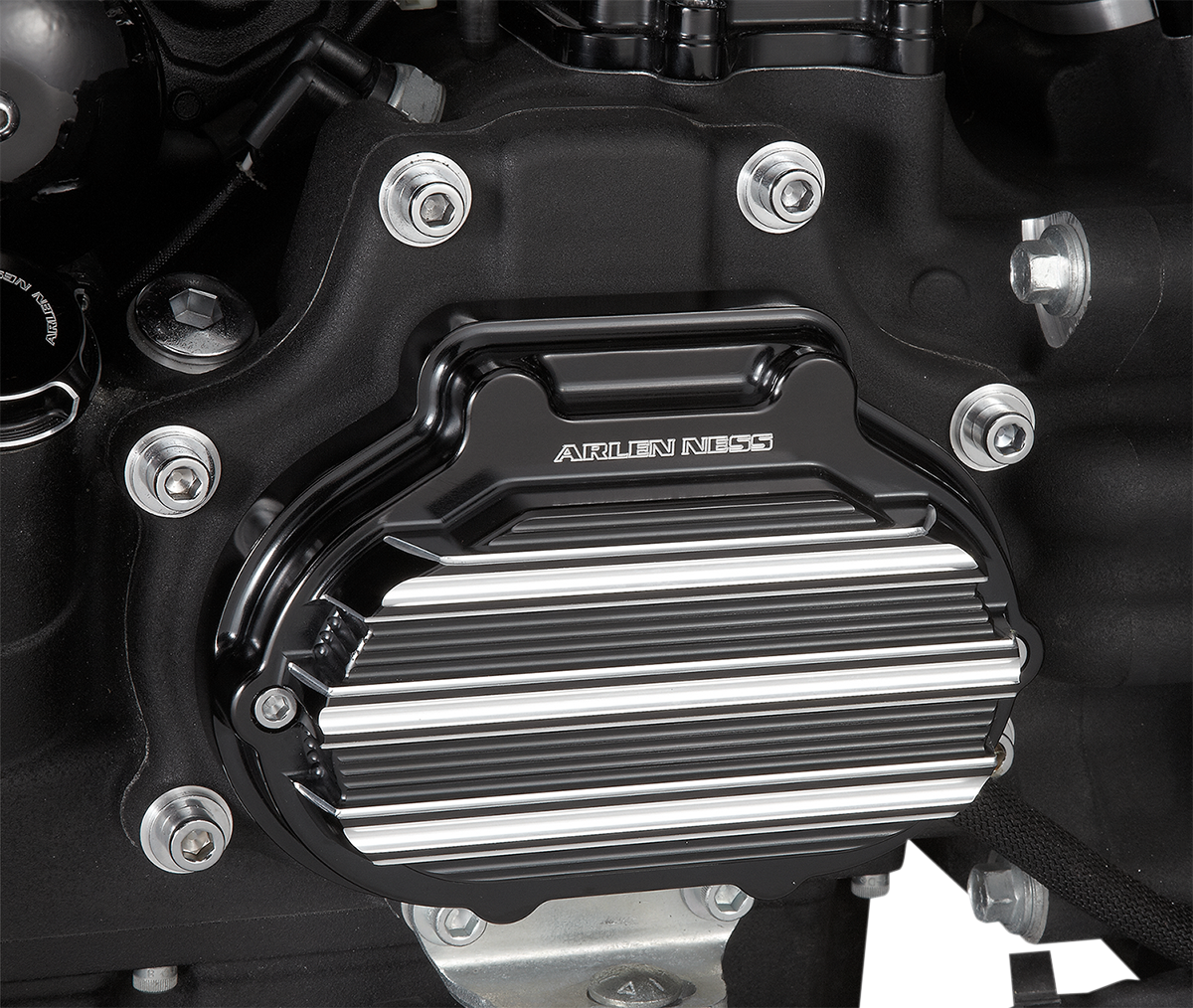 10-Gauge Hydraulic Clutch Actuator Cover - Black/Machined - '14-'20 Harley-Davidson