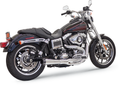 Mega Power Exhaust - Chrome - FXD/FXDWG with Mid/Forward Con