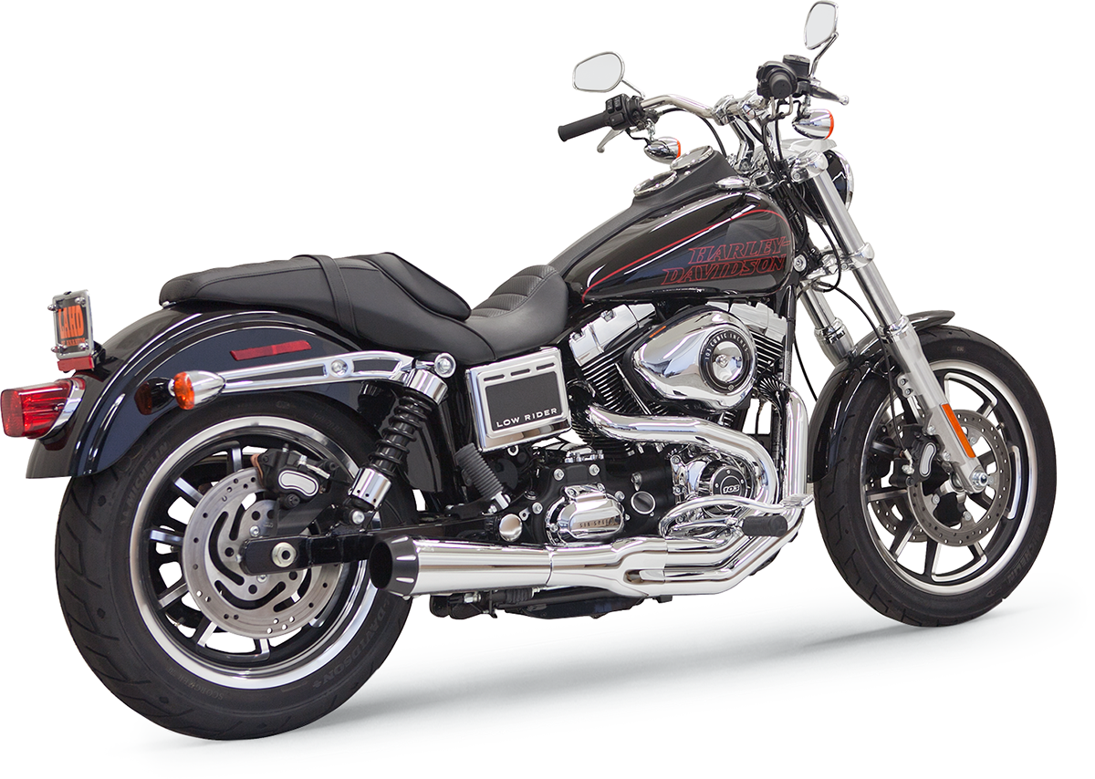 Mega Power Exhaust - Chrome - FXD/FXDWG with Mid/Forward Con