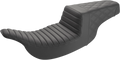 Step-Up Seat - Front Tuck-n-Roll/Rear Lattice Stitch - Black