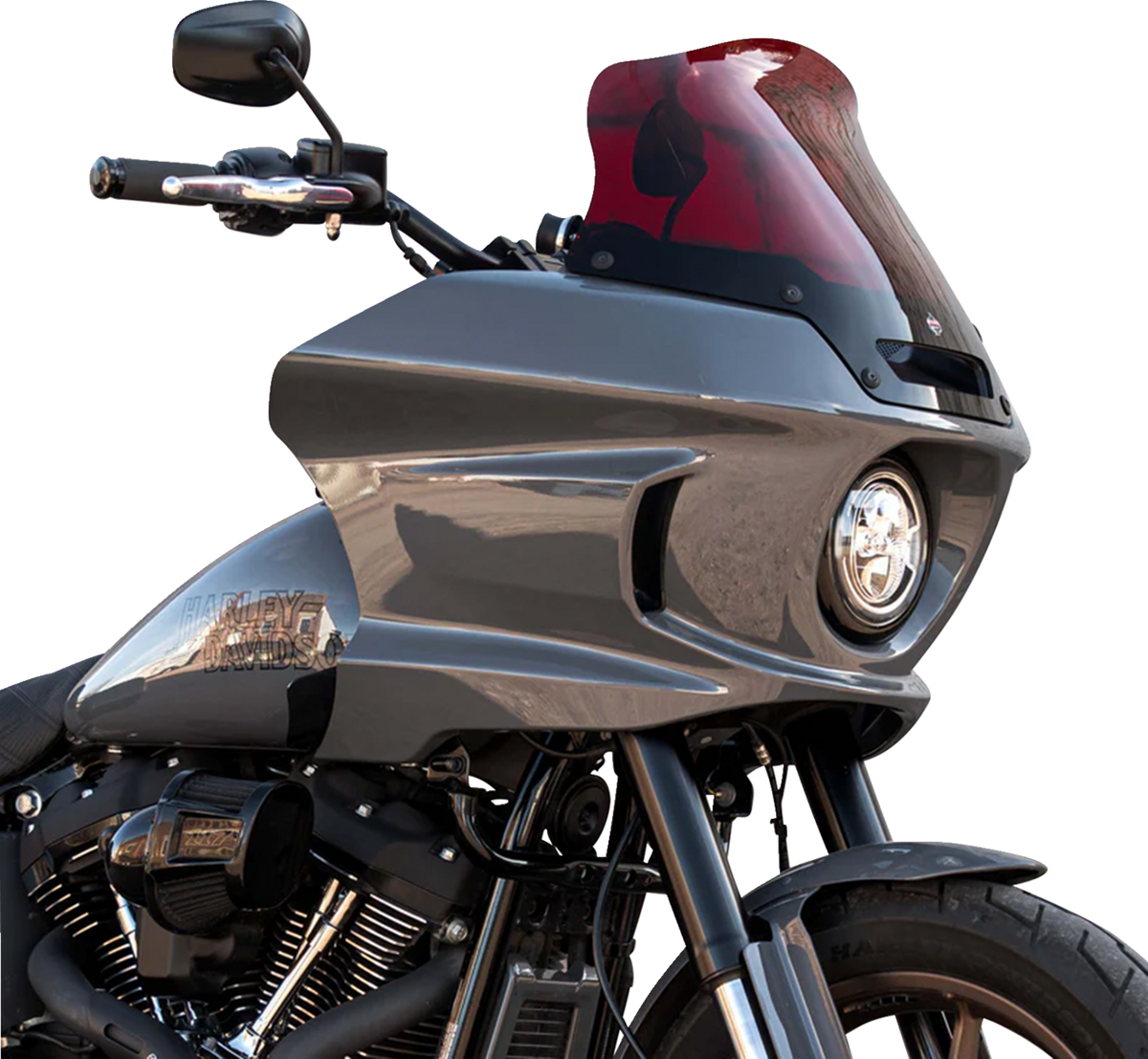 Kolor Flare® Windshield - 8" - Red - '22-'26 FXLRST