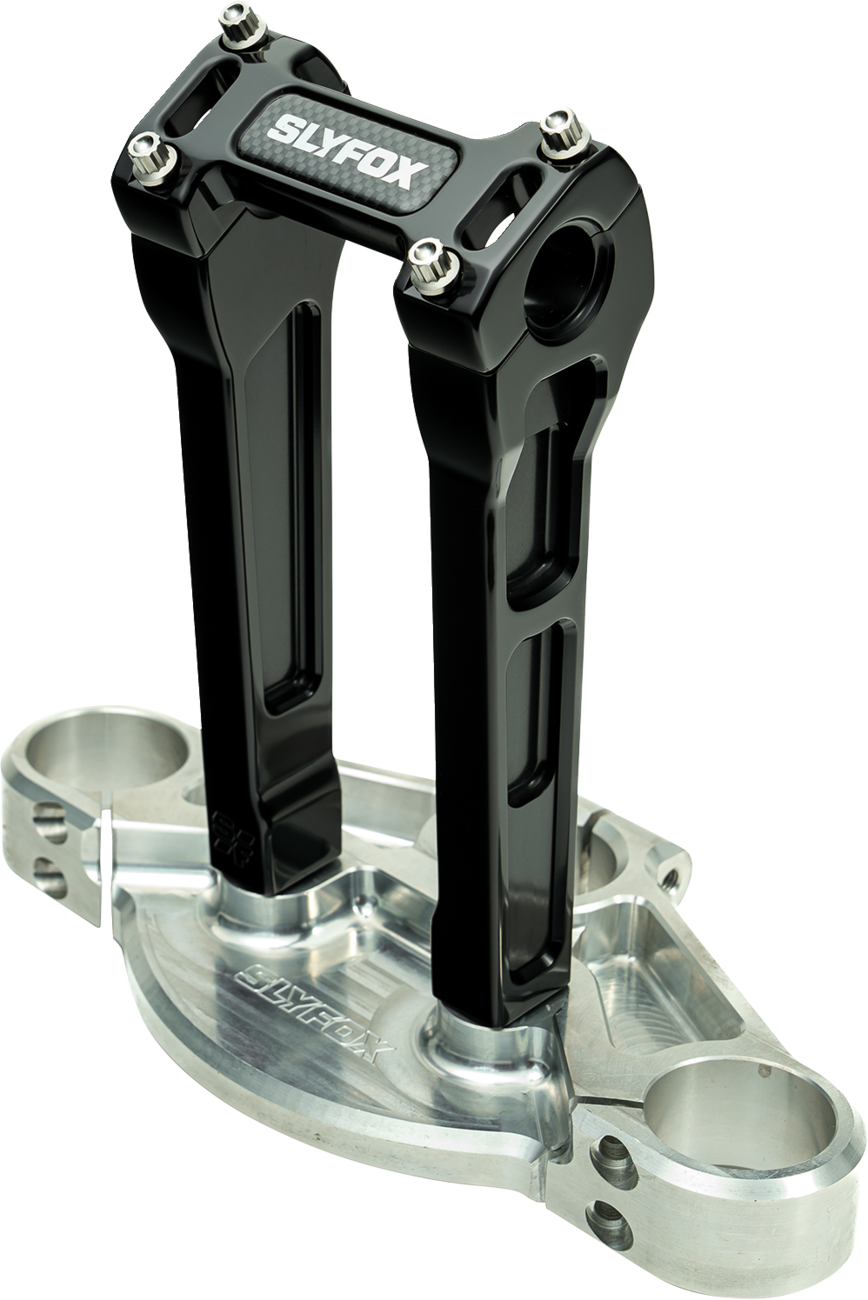 Handlebar Riser Kit - Straight - 1" Clamping - 8" Rise - Black