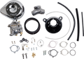 Super G Carburetor with Stealth Air Cleaner Kit - Chrome - Twin Cam