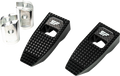 Speed Pegs - Black Anodized - Front