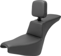 Tour Step-Up Seat - Rider Backrest - Plain - FXBB/FXST '18-'25