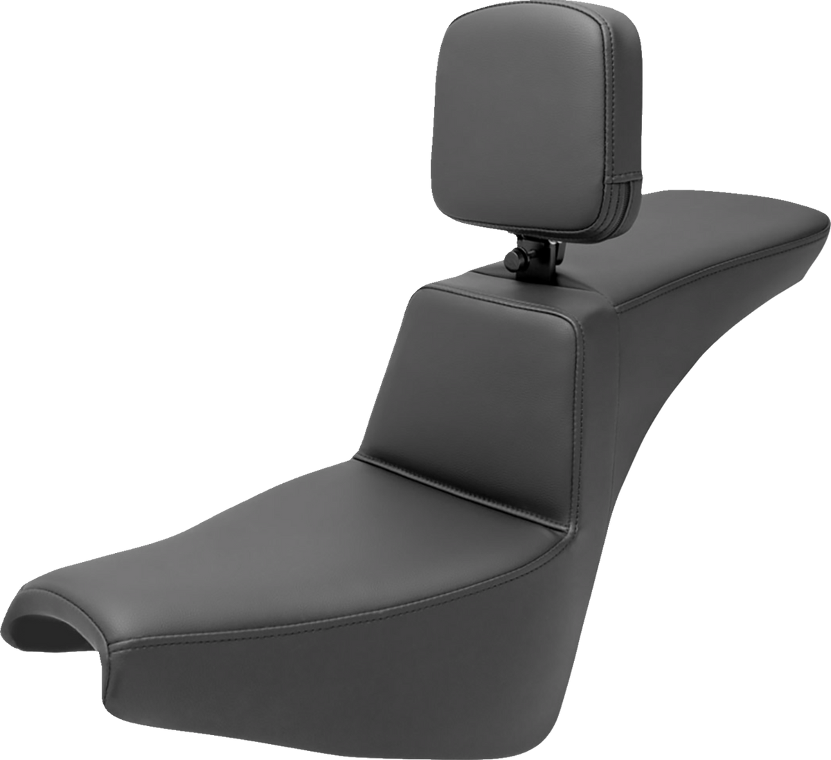 Tour Step-Up Seat - Rider Backrest - Plain - FXBB/FXST '18-'25