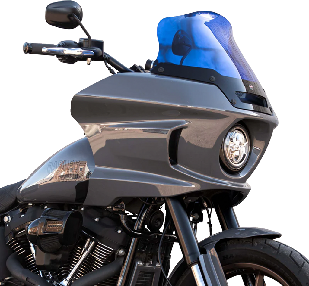 Kolor Flare® Windshield - 8" - Blue - '22-'26 FXLRST