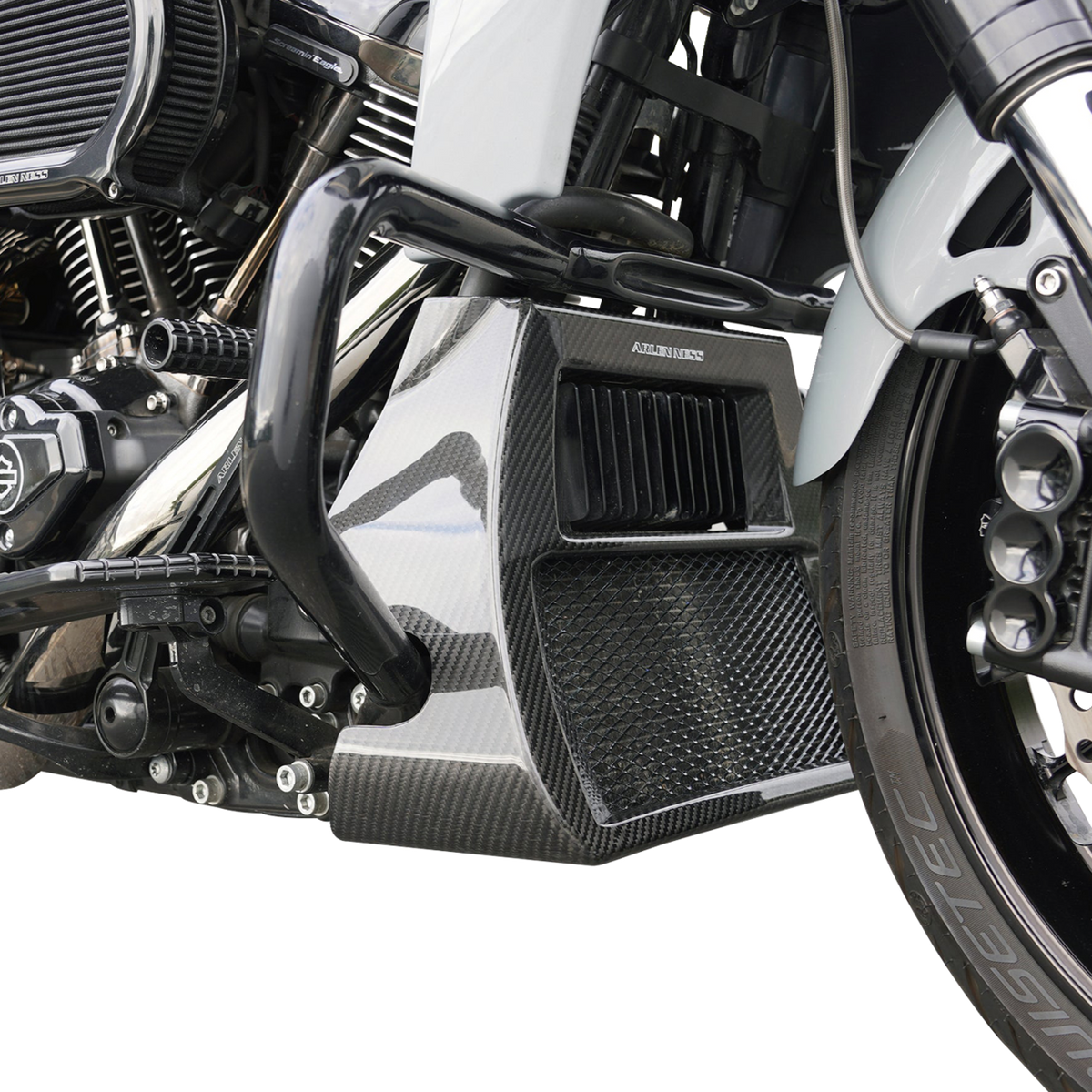 Radiator Cover - Carbon Fiber - HD Touring