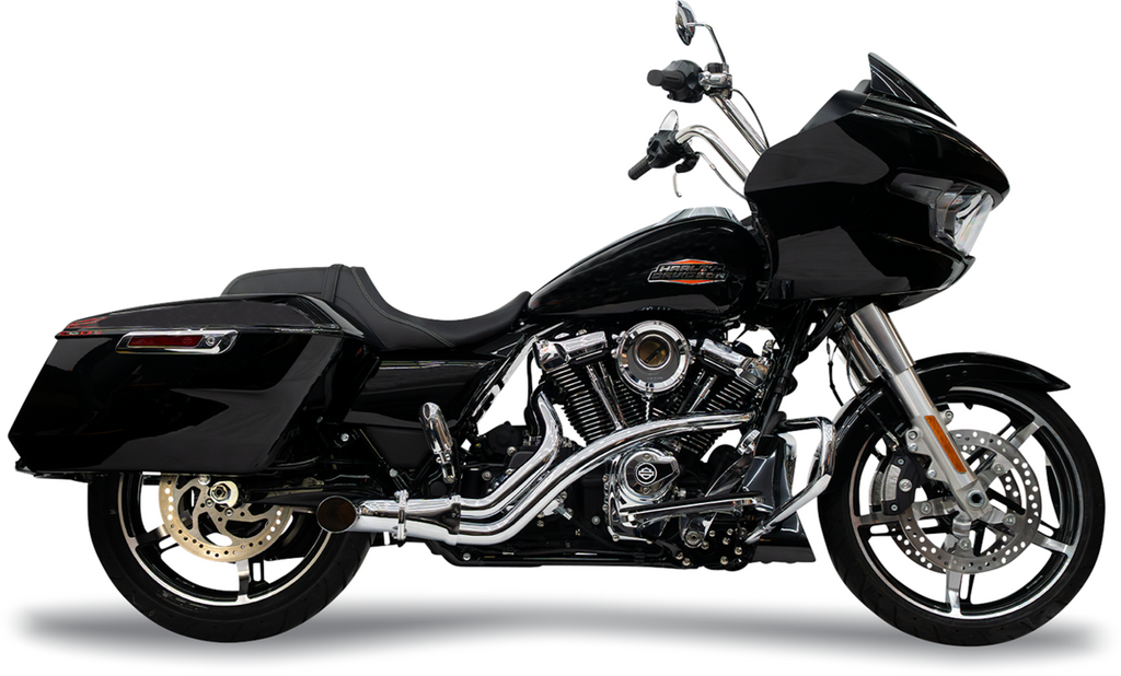2-into-1 BMF Exhaust System - M8 - Chrome