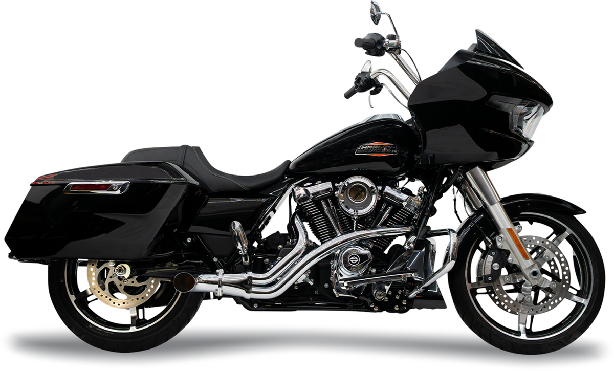 2-into-1 BMF Exhaust System - M8 - Chrome