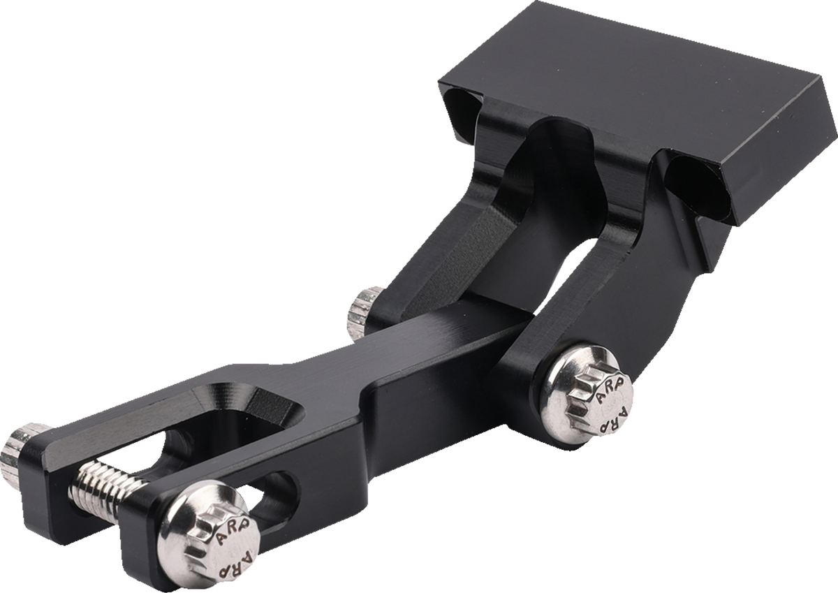 OG riser gauge relocation mounting bracket - Black