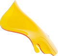 Kolor Flare® Windshield - 6-1/2" - Yellow - '96-'13 FLHT/FLHX