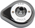 Air Cleaner Cover - Teardrop - Chrome