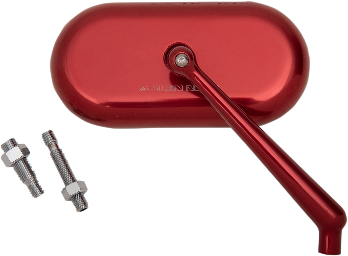 Mirror - Side View - Oval - Red - Right