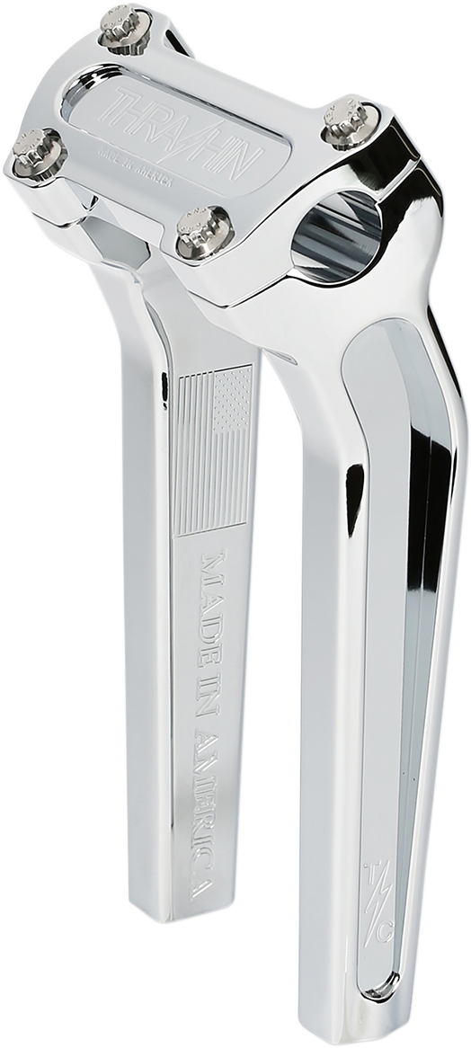 Handlebar Risers - Pull Back - 9-1/2" - Chrome