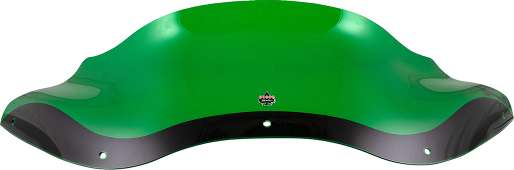 Kolor Flare® Windshield - 8" - Green - '98-'13 FLTR
