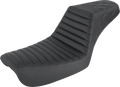 Step-Up Seat - Front Tuck-n-Roll/Rear Lattice Stitch - Black - FXD