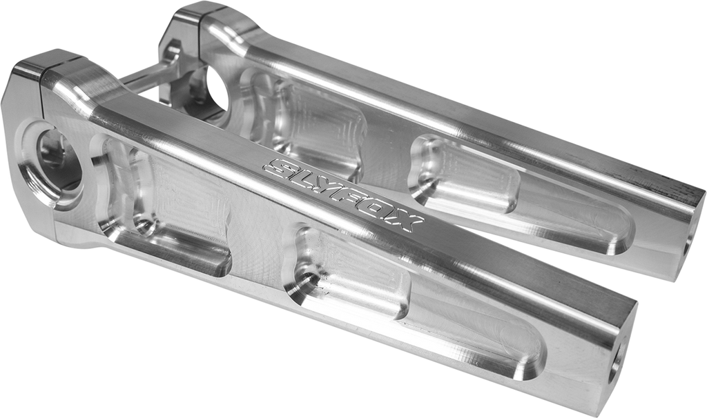 Handlebar Riser Kit - Straight - 1" Clamping - 8" Rise - Raw