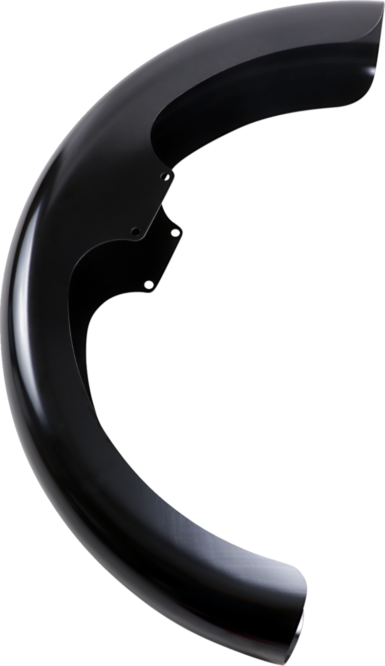 Wrapper Front Fender - Black - 19" Wheel - HD Dyna/FXR/Sportster