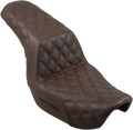 Step-Up Seat - Full Lattice Stitch - Brown - Dyna