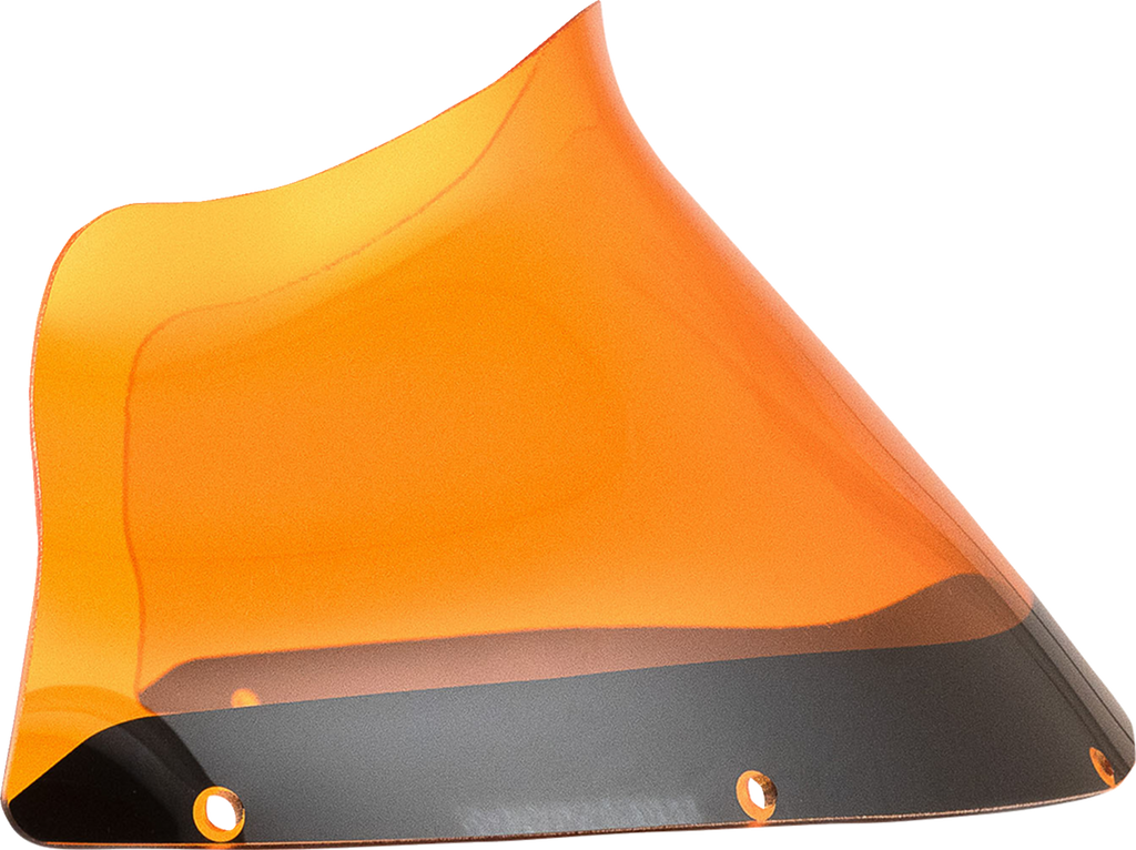 Kolor Flare® Windshield - 9" - Orange - FXRP