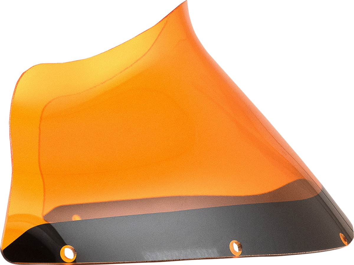 Kolor Flare® Windshield - 9" - Orange - FXRP
