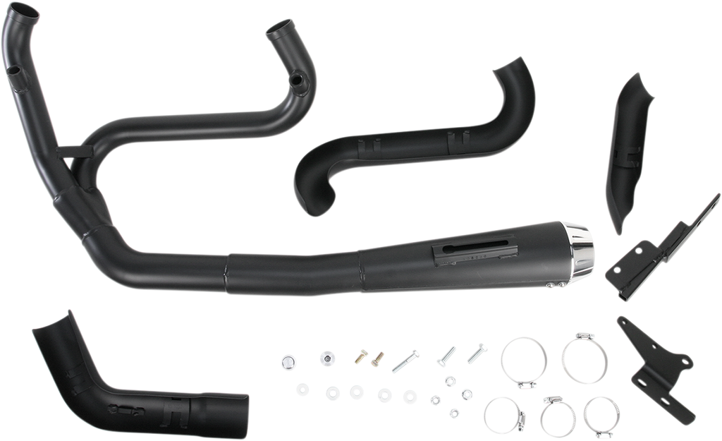 Road Rage 2:1 Exhaust - Black - FXD