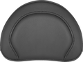 RoadSofa™ Sissy Bar Pad - Black w/ Black Stitching - Universal