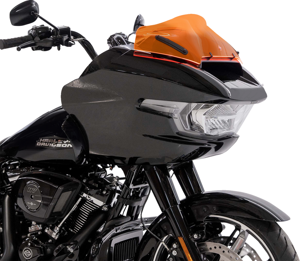 Ice Flare® Windshield - 8" - Orange Ice - '23-'26 FLTRX/FLTRT