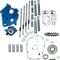 Cam Chest Kit - Water Cooled - Gear Drive - 465 Cam - Chrome Pushrod Tubes - M8