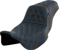 Pro Series SDC Performance Seat - w/o Backrest - Blue Stitch - FLH/FLT '08-'23