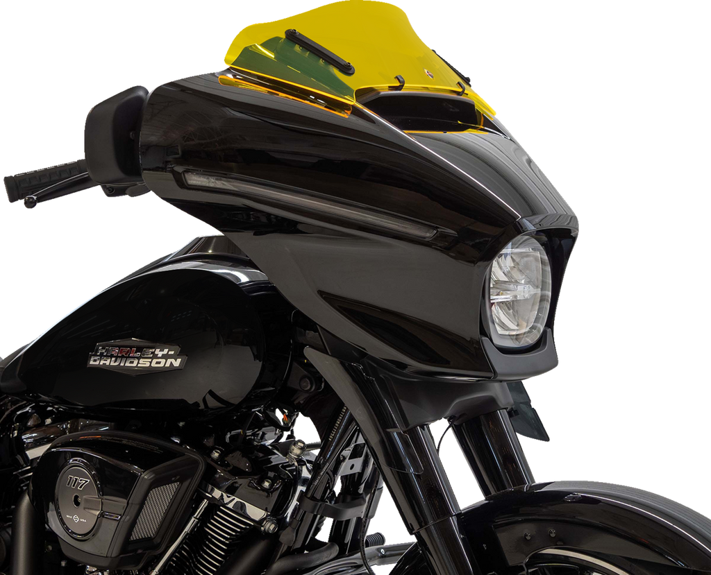 Ice Flare® Windshield - 6-1/2" - Yellow Ice - '23-'26 FLHX/FLHLT