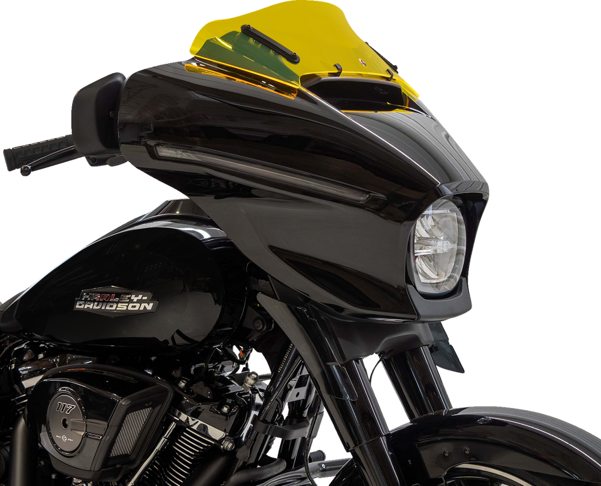 Ice Flare® Windshield - 6-1/2" - Yellow Ice - '23-'26 FLHX/FLHLT