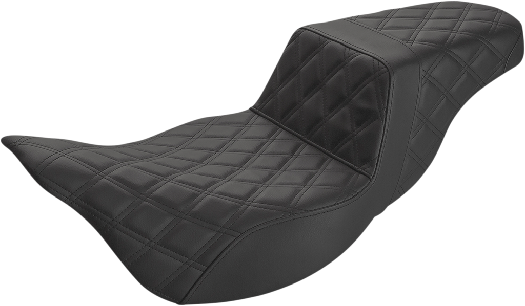 Step-Up Seat - Extended Reach - Full Lattice Stitch - Black - FL '08-'24