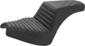 Step-Up Seat - Front Tuck-n'-Roll/Rear Lattice Stitch - Black - Chief