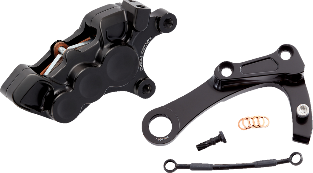 6-Piston Caliper - Rear - Black