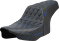Pro Series SDC Performance Seat - Blue Stitching - w/o Backrest - FLT/FLH '23-'24