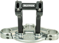 Handlebar Riser Kit - Pullback - 1-1/8" Clamping - 6" Rise - Black