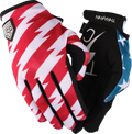 Stars & Bolts Stealth Gloves - Red/Blue - Medium
