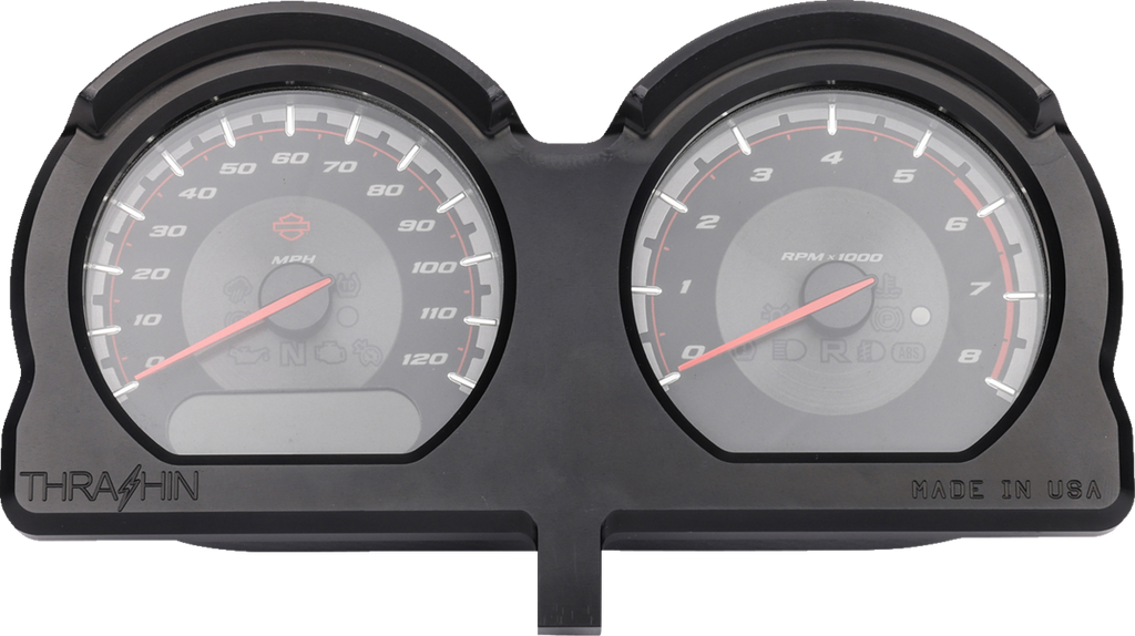 Gauge Relocation Kit - Front - Black