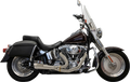 2-into-1 Ripper Exhaust System - Short - Stainless - Twin Ca