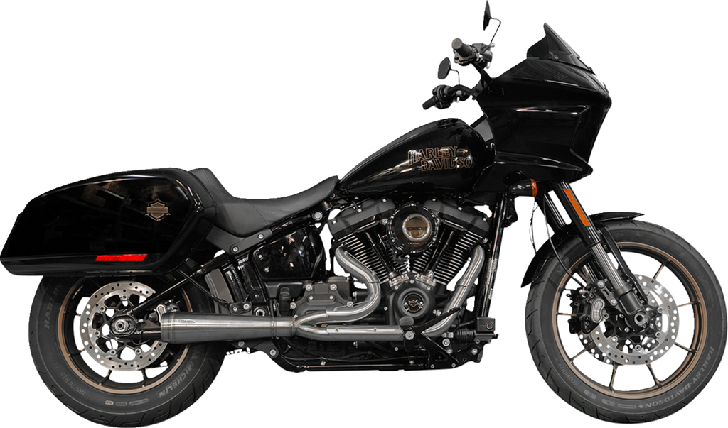 2-into-1 Assault Exhaust System - Natural - with Bags