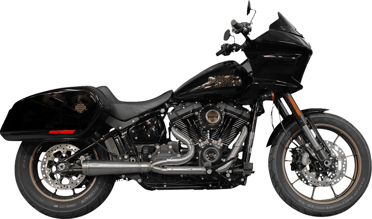 2-into-1 Assault Exhaust System - Natural - with Bags