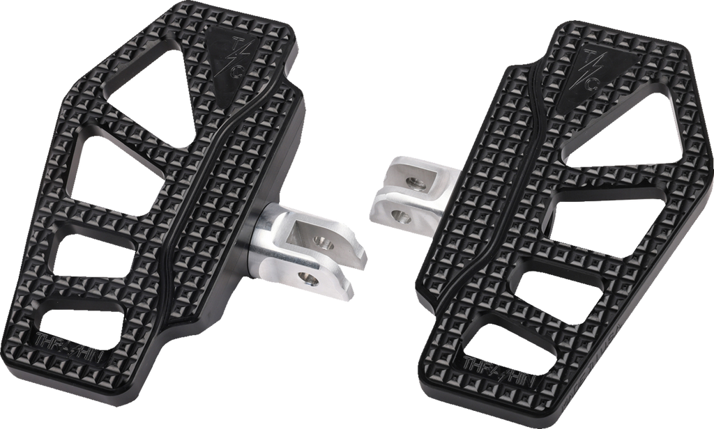 Apex Mini Floorboards - Driver - Black - Softail